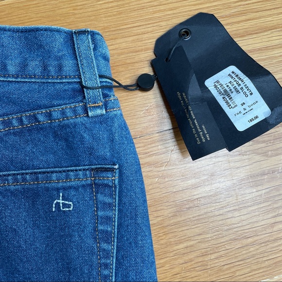 Rag and Bone Suji Skirt in Vintage Bloo wash - Picture 4 of 9